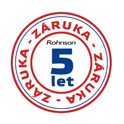 5-letá záruka Rohnson logo