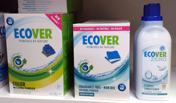 Prací prostředky Ecover (ilustrační foto)