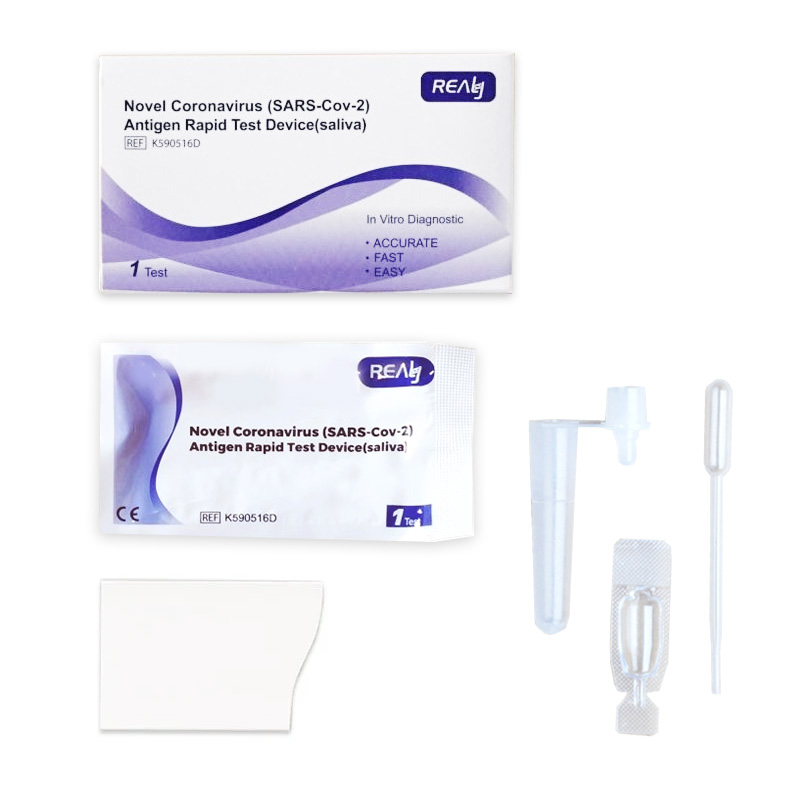 Realy Tech Novel Coronavirus SARS-Cov-2 Rychlý antigenní test ze slin ...