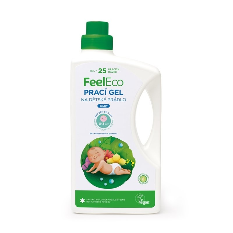 Feel Eco Prací gel na dětské prádlo 1,5 l