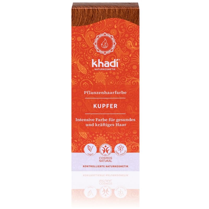 Rostlinná barva na vlasy Khadi – Měděná