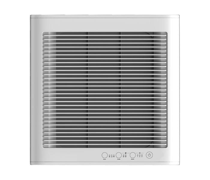 Čistička vzduchu Sinclair SP-75UV – výstup vzduchu a ovládací panel