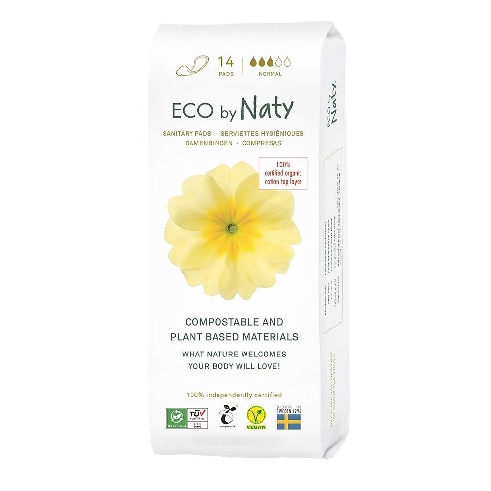 Dámské vložky Eco by Naty Normal 14 ks