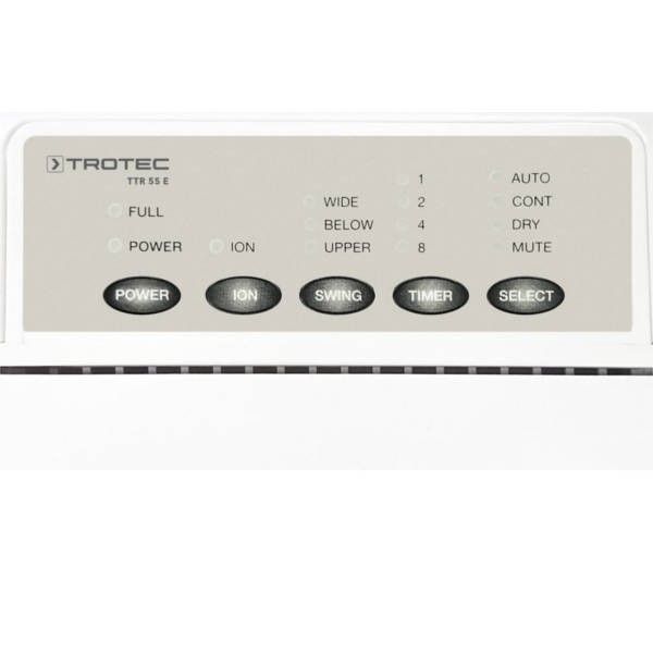 Odvlhčovač vzduchu Trotec TTR 55 E - displej
