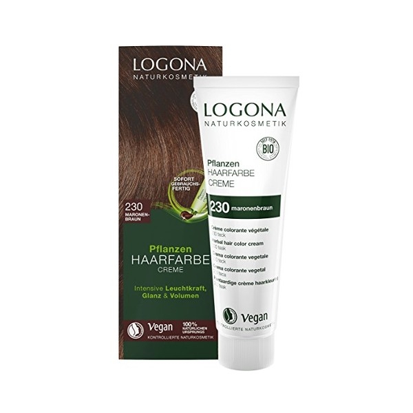 LOGONA Color Creme Kaštanově hnědá 