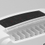 Adsorpční odvlhčovač vzduchu Woods WDD80 – ovládací panel, lamela s nastavitelným sklonem