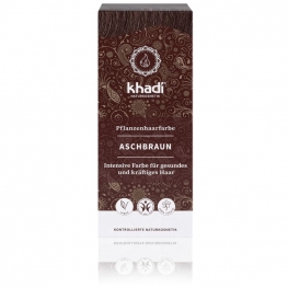 Rostlinná barva na vlasy Khadi – Popelavě hnědá