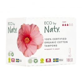 Dámské tampóny Eco by Naty Super 18 ks