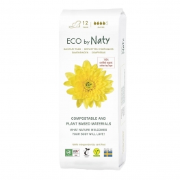 Dámské vložky Eco by Naty Super 12 ks