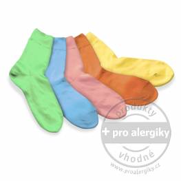 Ponožky 100% bavlna – holčičí barvy