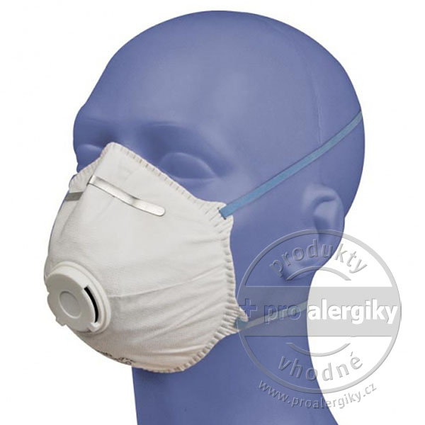 Filtrační obličejové masky s výdechovým ventilkem Spiro