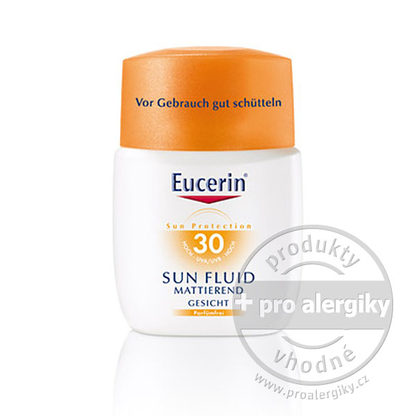 Eucerin - Zmatňující emulze na opalování na obličej SPF 30