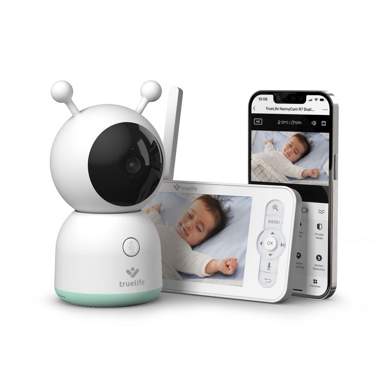 TrueLife NannyCam R7 Dual Smart Bílá