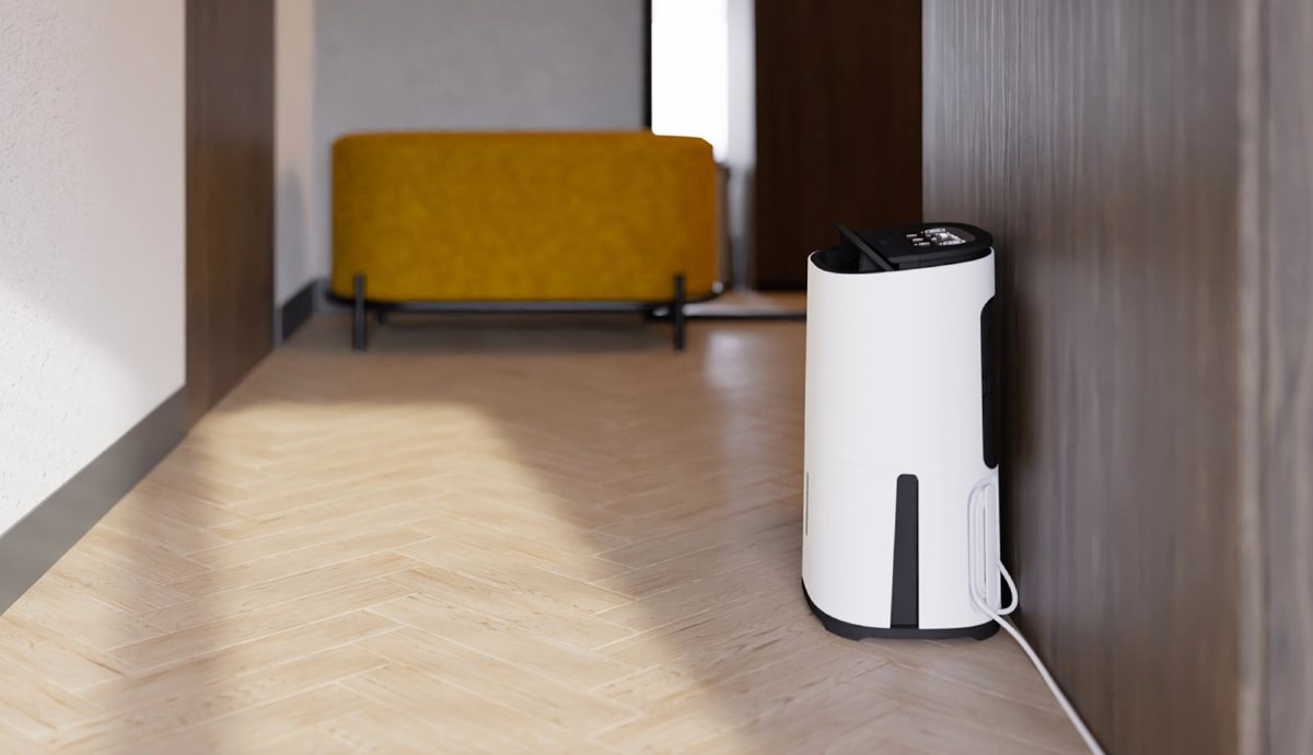 Odvlhčovač Meaco Arete v předsíni