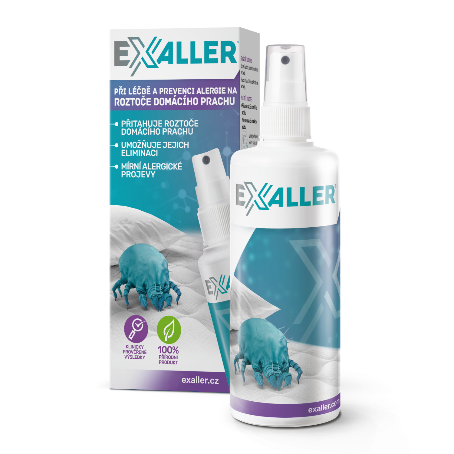ExAller Sprej při alergii na roztoče domácího prachu – 300 ml