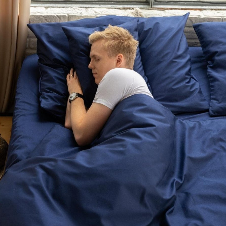 nanoSPACE Antialergické povlečení na přikrývku nanoSPACE, Nanobavlna® – modrá, 140x200cm