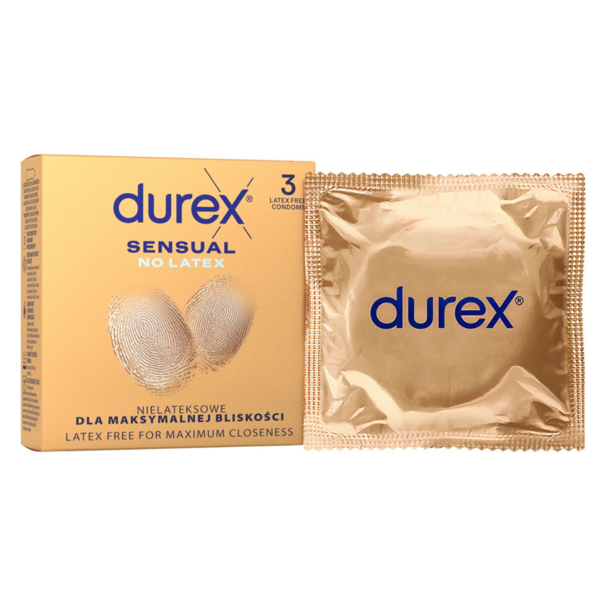 DUREX Sensual no latex 3 kusů