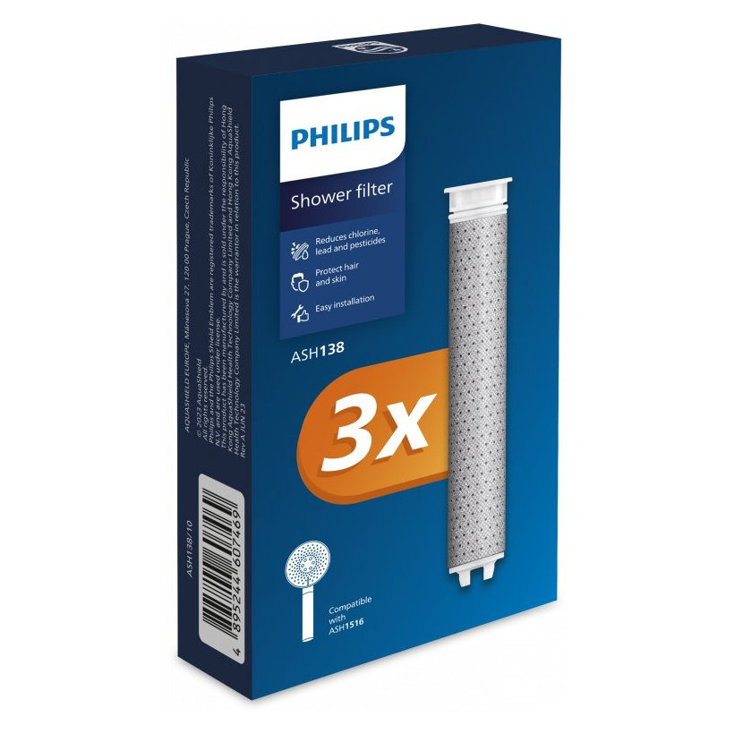 Philips ASH138 náhradní filtrační patrona pro sprchu AWP1516CH 3 ks