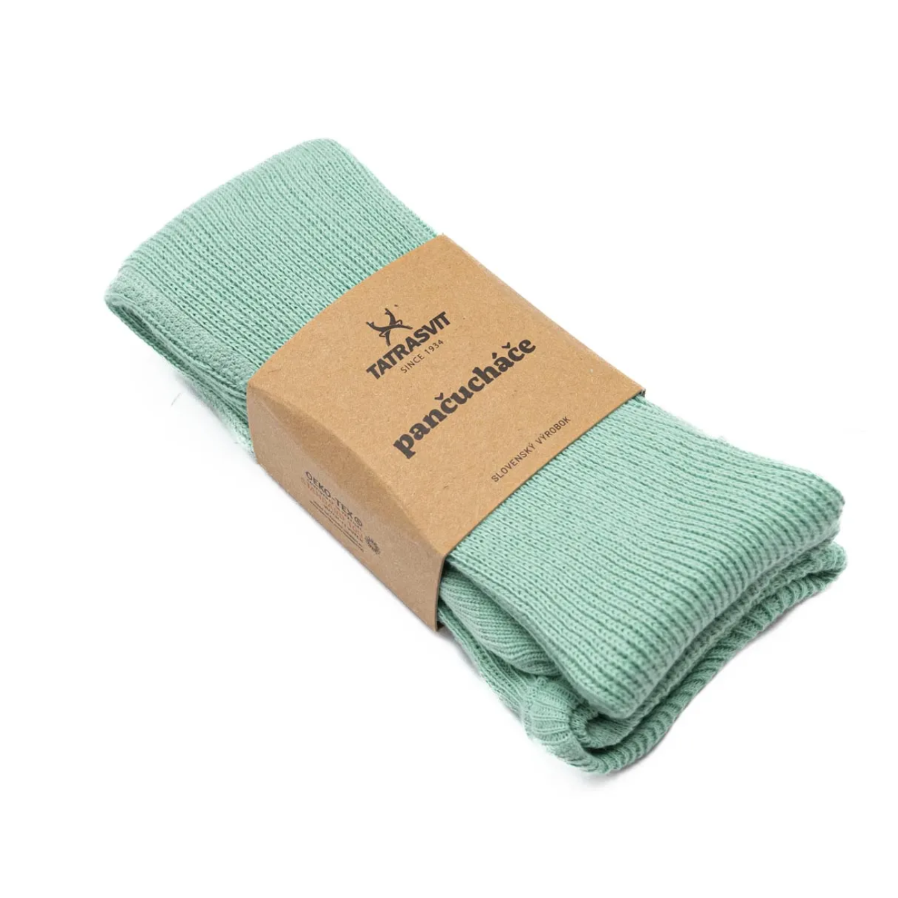 Dětské punčocháče LENKA 100% bavlna velikost 100 světle zelená