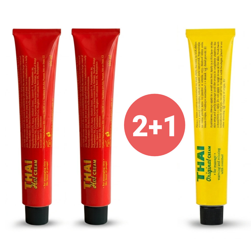 Levně Výhodný balíček: 2× Thai Hot Cream Pure 100 g