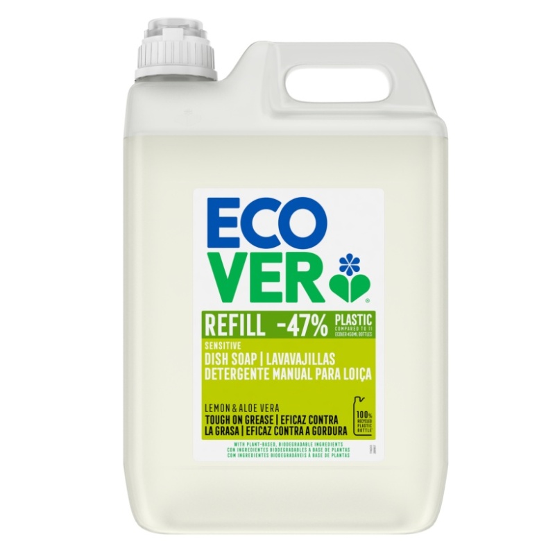 ECOVER Čistič na nádobí náplň Citron & Aloe Vera 5 l
