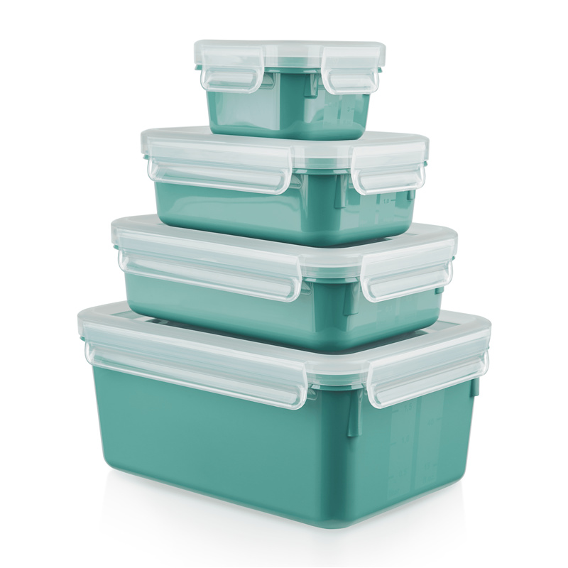 Levně Dózy Tefal Master Seal Color N1031010 set 4 ks zelená