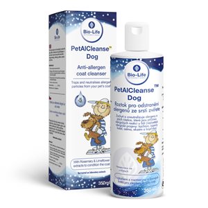 Petal Cleanse D (zdroj: Bio-Life) Speciální přípravky sníží množství alergenů v srsti