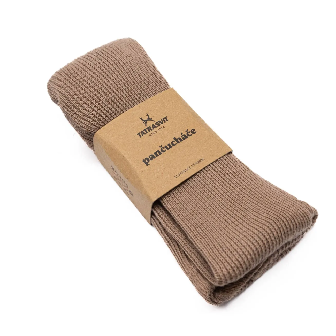 Dětské punčocháče LENKA 100% bavlna velikost 120 hnědo šedá