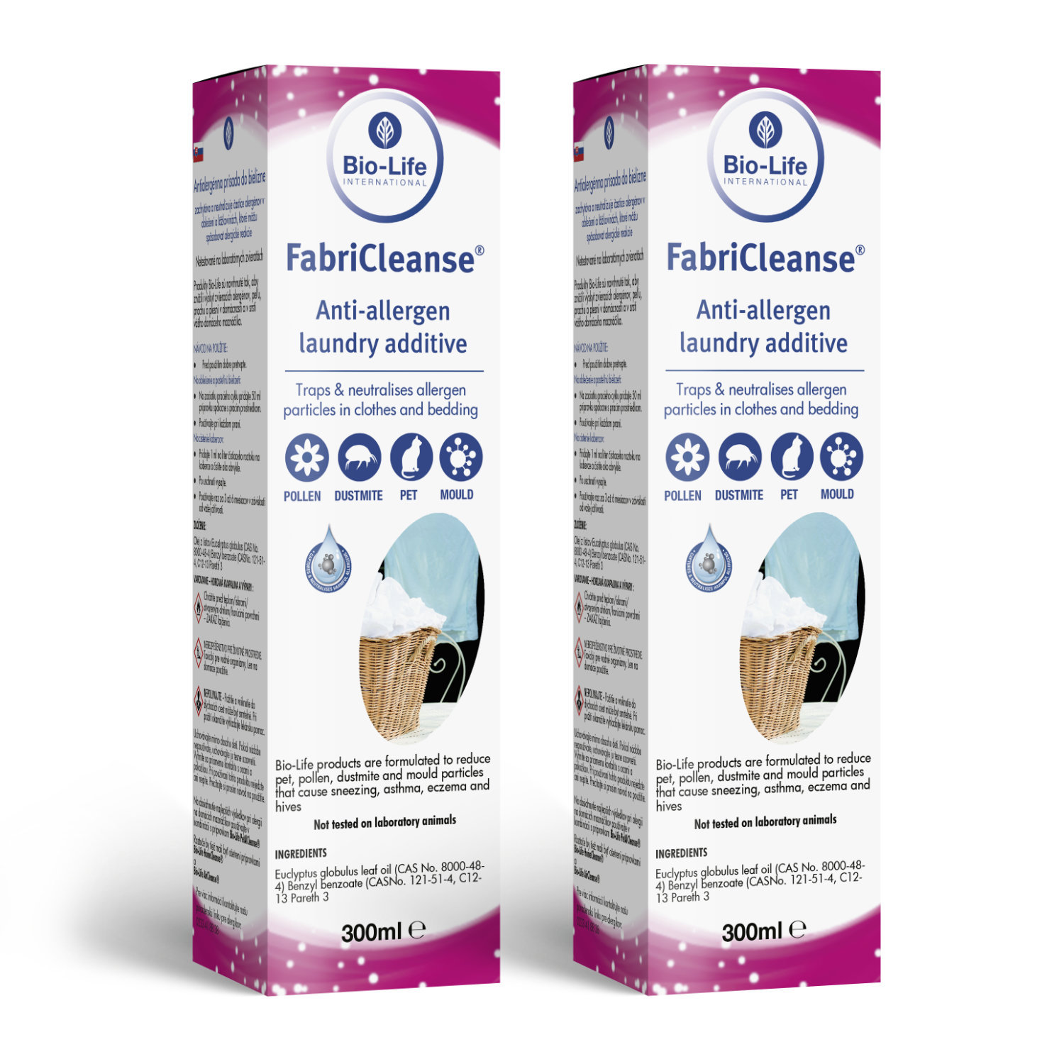 Bio-Life FabriCleanse 300 ml – 2 ks za zvýhodněnou cenu
