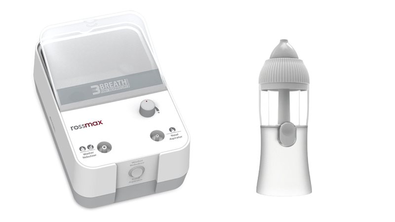 Inhalátor s nosní myčkou Rossmax NB1000