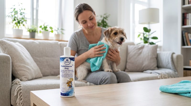 Pomocí přípravků Petal Cleanse odstraníte alergeny přímo ze zvířete