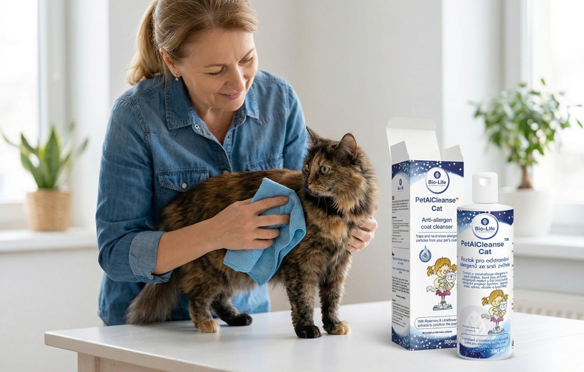 Odstraňovač alergenů ze srsti zvířat Bio-Life Petal Cleanse