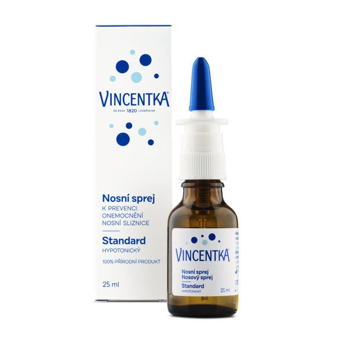 Vincentka nosní sprej STANDARD hypotonický 25ml