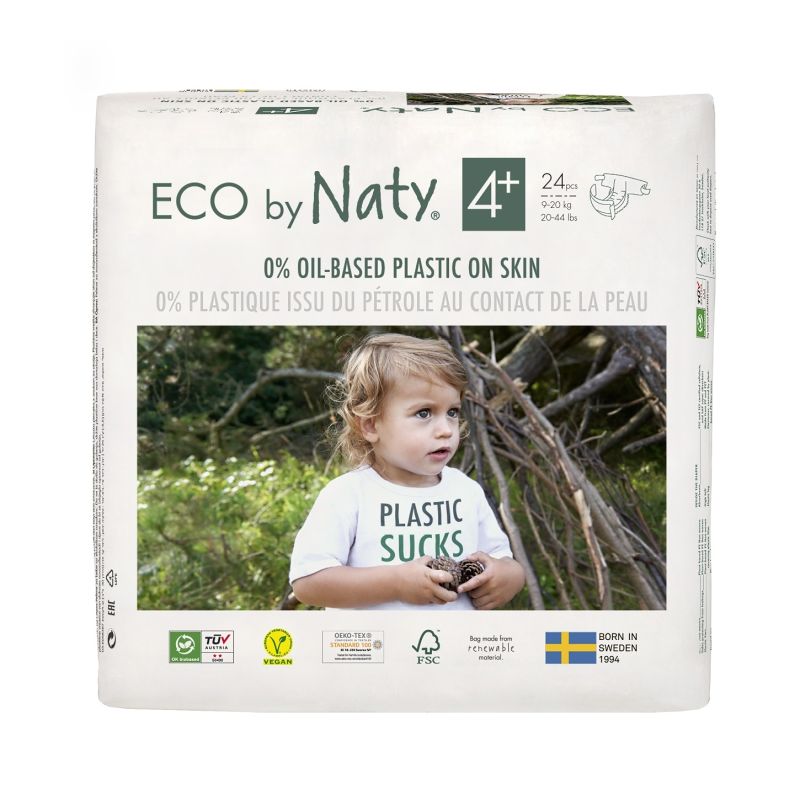 Eco by Naty Plenky Maxi+ 9-20 kg (24 ks)