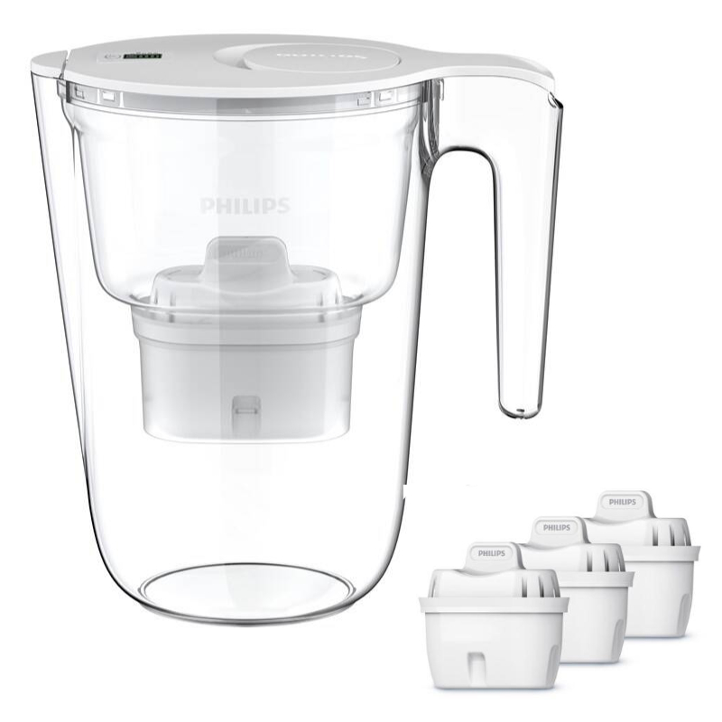 Filtrační konvice Philips AWP2953WHT + 3× Micro X-Clean filtr