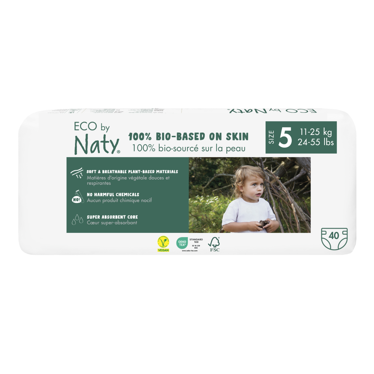 Plenky Eco by Naty Junior 11–25 kg 22 ks