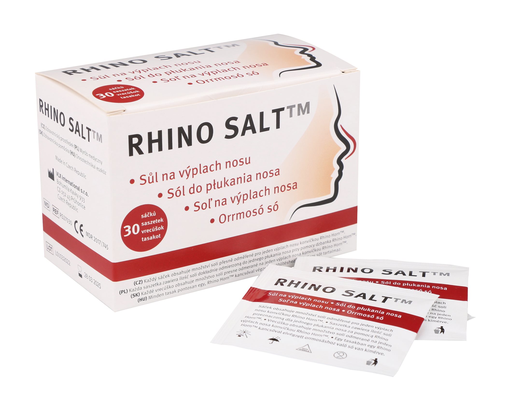 Levně Rhino Salt – sůl na výplach nosu