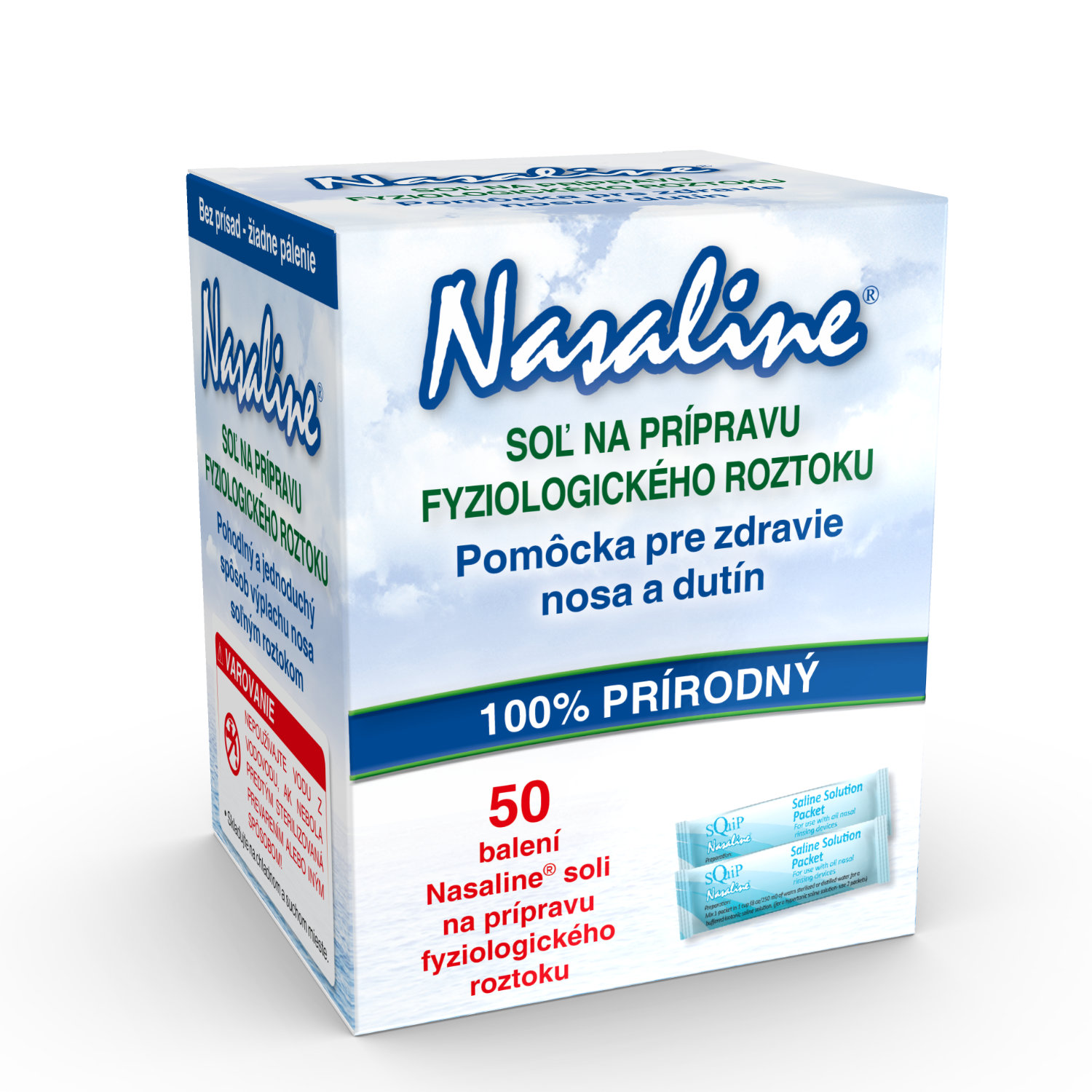 Nasaline Sůl pro přípravu fyziolog.roztoku 50ks