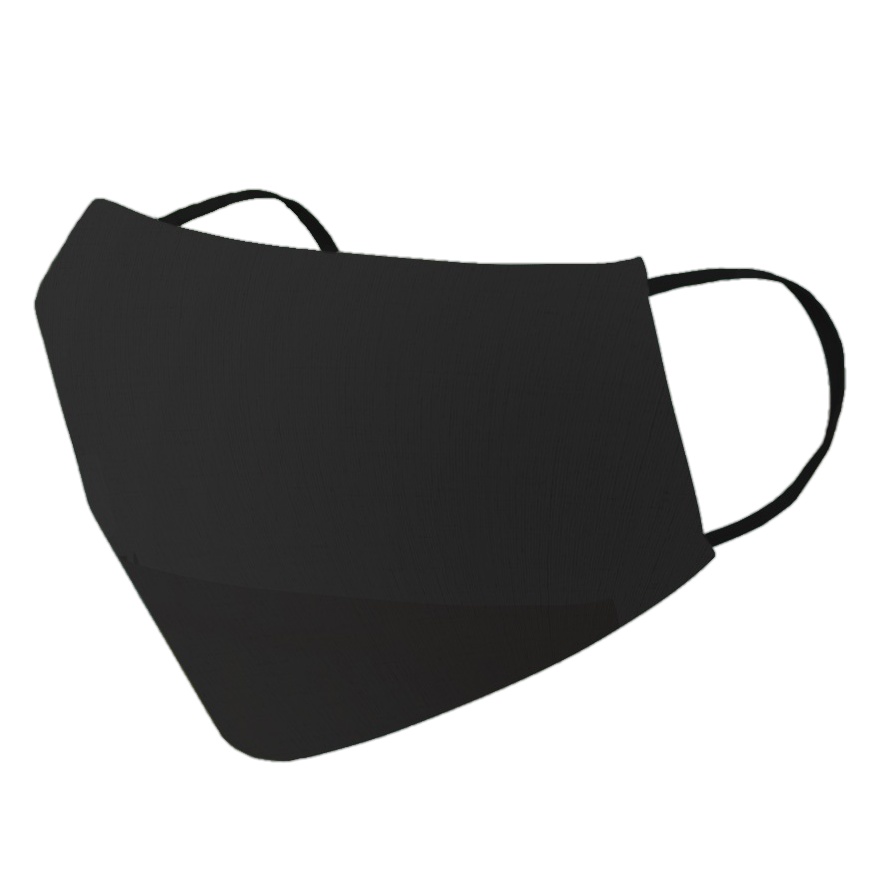 Tvarovaná dvouvrstvá látková rouška Prolen® Medical – S černá