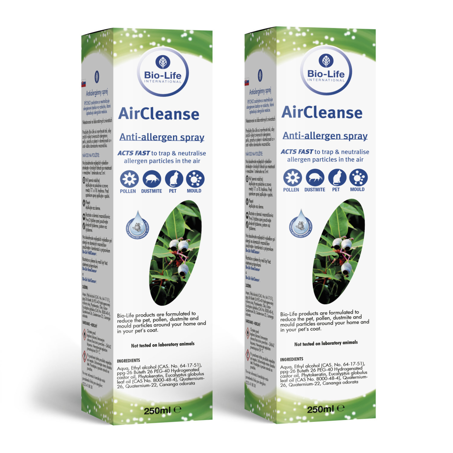 Bio-Life AirCleanse 250 ml – 2 ks za zvýhodněnou cenu