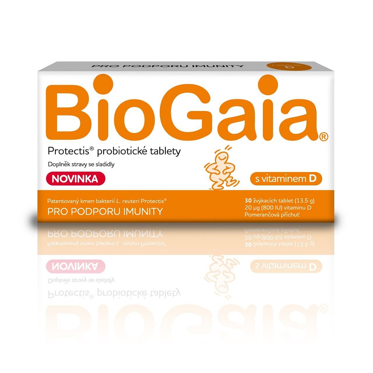 Levně BioGaia Protectis probiotické žvýkací tablety s vitaminem D 30 tbl.
