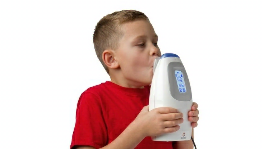 Jak probíhá test FENO (zdroj: Sosius.com)