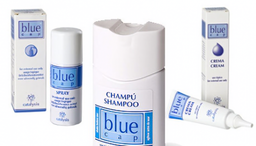 Produktová řada BLUE CAP pro péči o pokožku s ekzémem nebo lupénkou